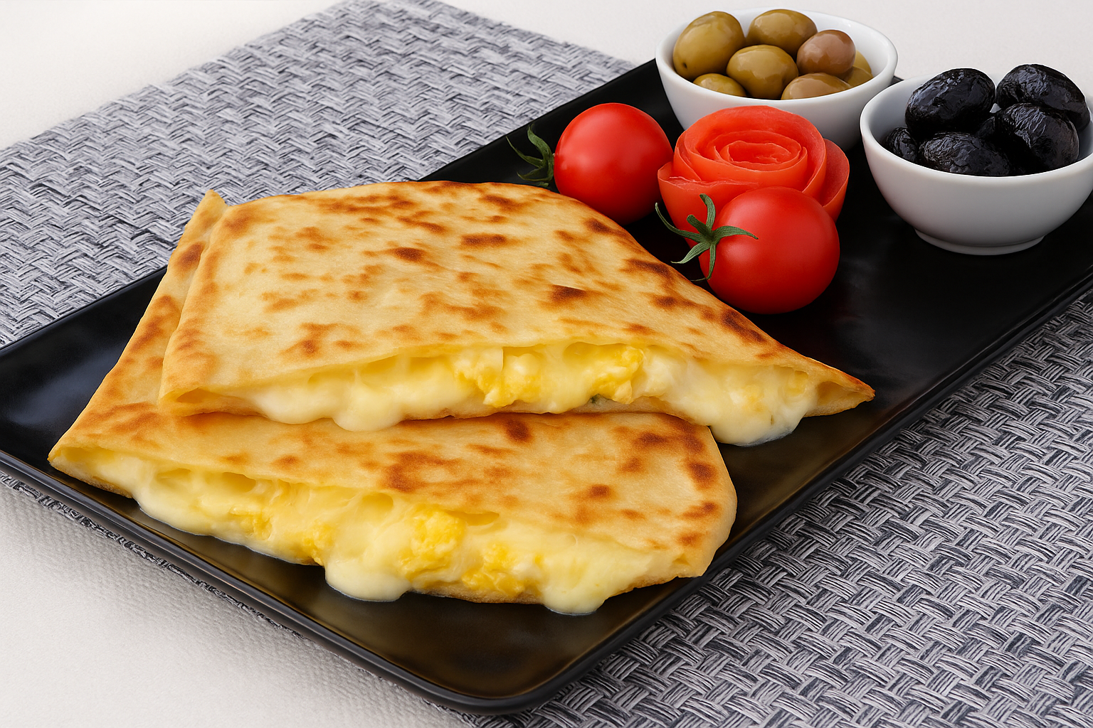 Yumurtalı Kaşarlı Gözleme